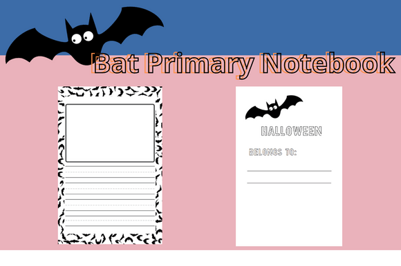 Bat Primary Notebook: A Designer's Take on This Creative Font