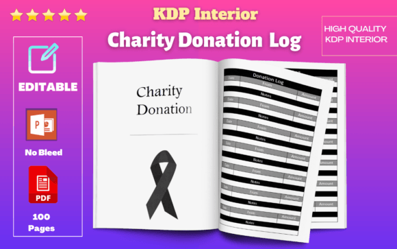 Editable Charity Donation Log: Streamline Your Giving Records