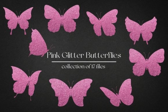 Exploring the Pink Glitter Butterflies Collection