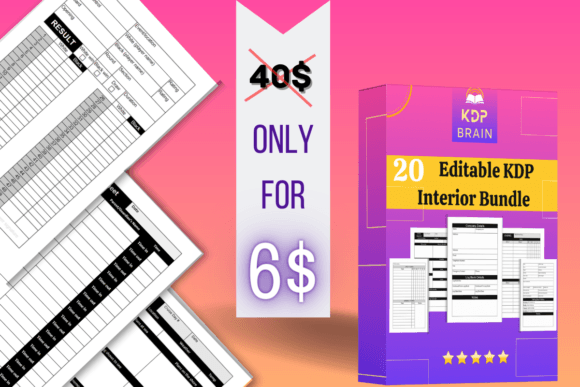 Streamline Your Publishing with a 20 KDP Interior Bundle