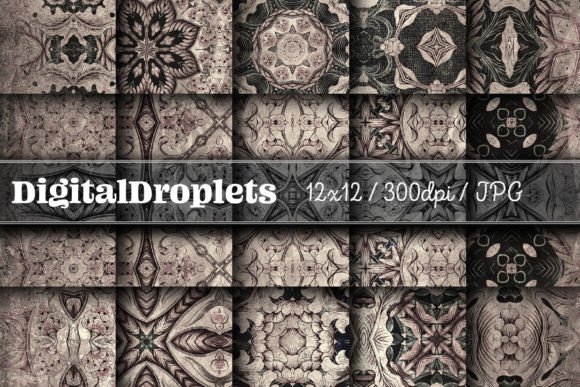 Timeless Charm: Integrating Antique Tiled Papers Vol. 1